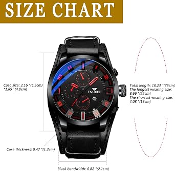 Deri Askeri Punk İzle: Su geçirmez Kuvars Analog Saatler Takvim Yuvarlak Kol Saati Vintage Reloj Aydınlık Bilek İzle