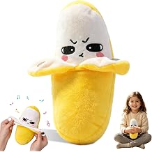 Dandin Interactive Music Plush Toy, Soft Stuffed Animal Music Toy | Educational Sensory Singing Doll, Touch-Sensitive Fruit & Piano Plush, Musical Gift for Kids Banana