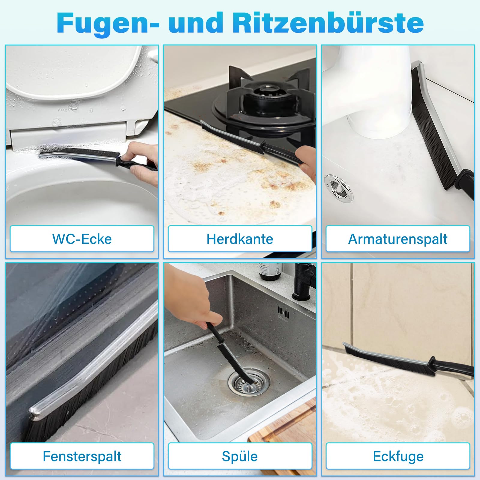 marysgift Staubwedel Teleskop,Staubwedel Lang Ausziehbar Waschbar Mikrofaser Duster Lang Ausziehbar Bis 310cm,Verbiegbare Staubfänger für hohe Decken Deckenventilator Unter Sofa Fenster Blau
