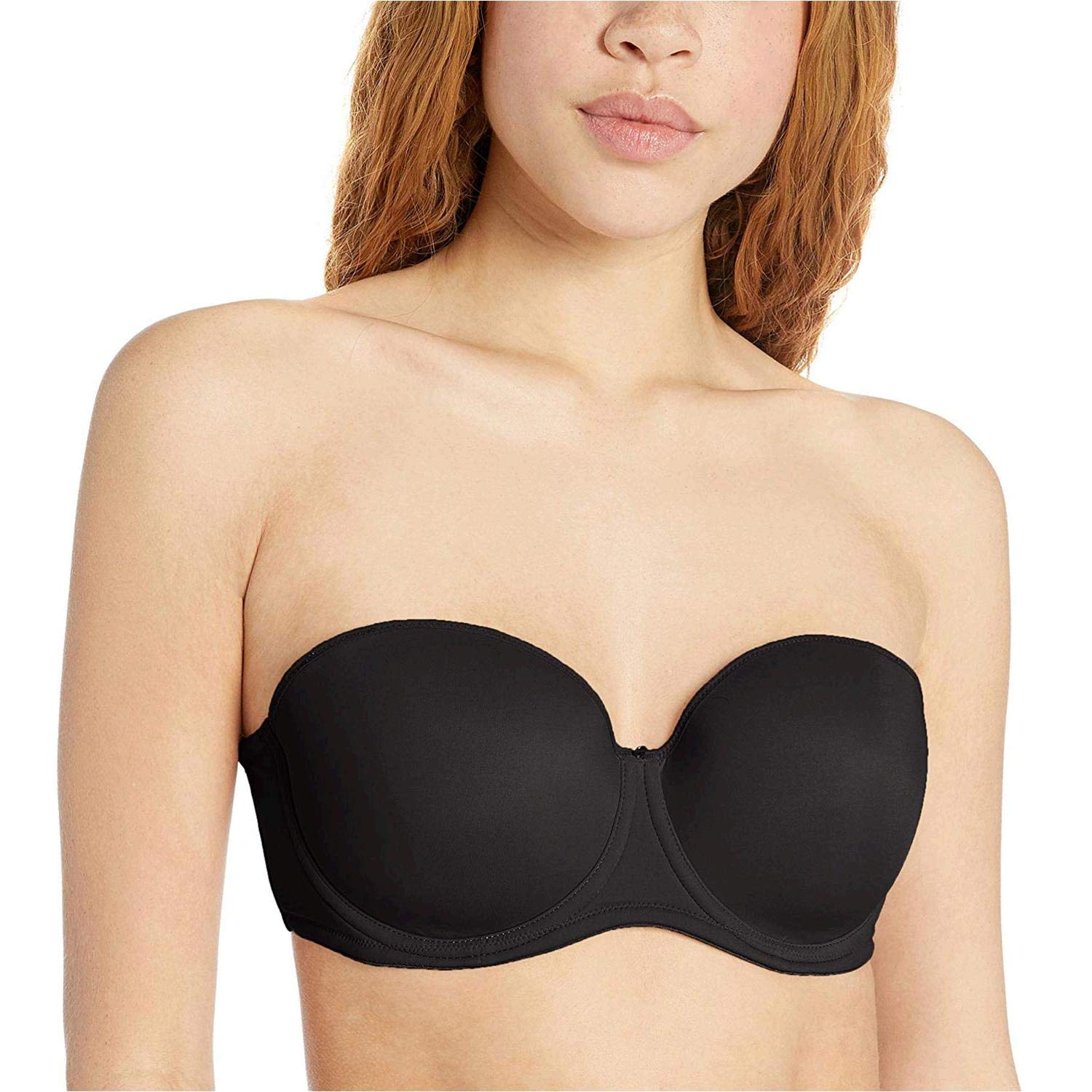Fantasie Aura Moulded Strapless Bra Black Black 38D