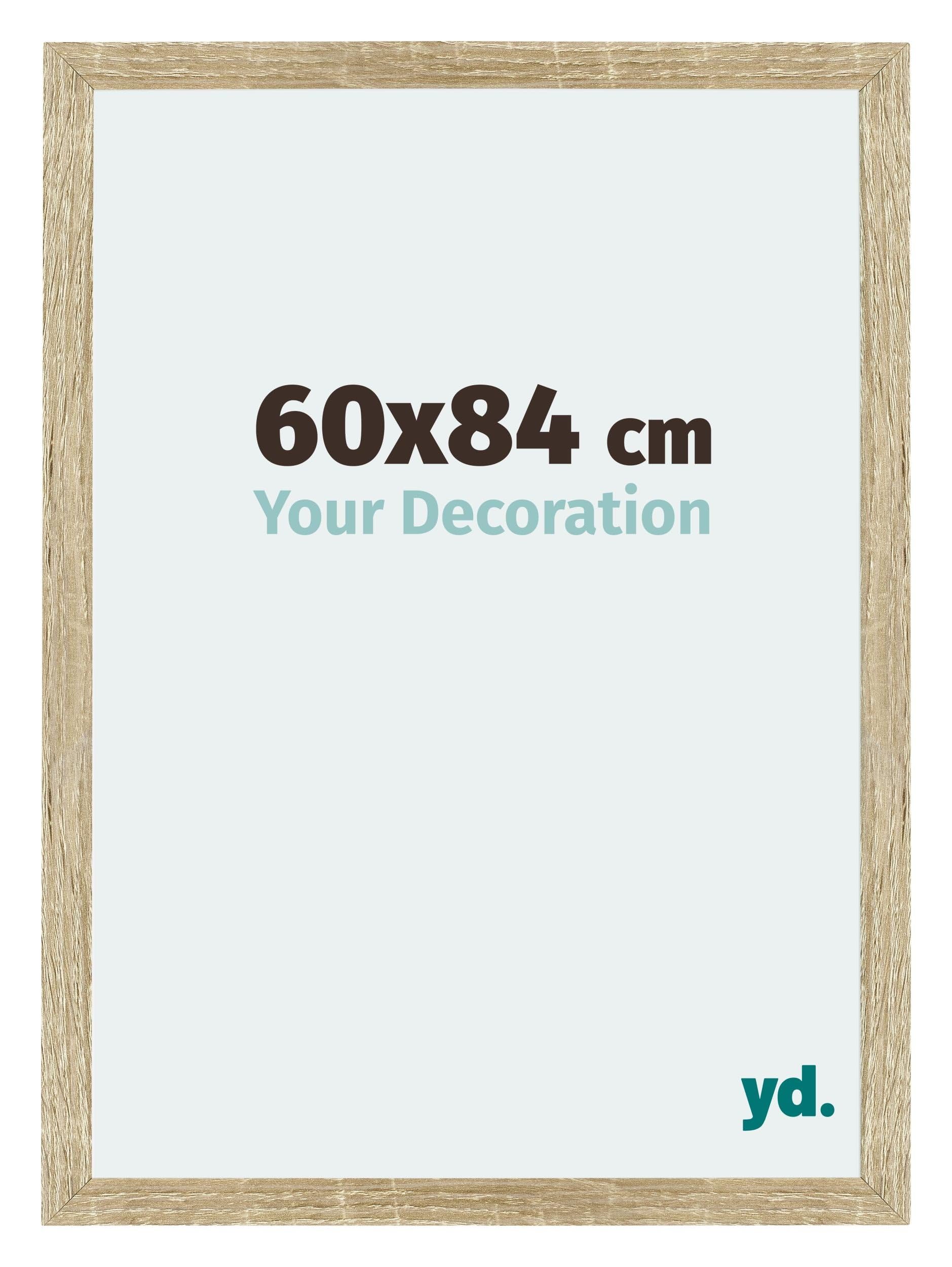 Your Decoration - Picture Frame 60x84 cm - Sonoma Oak - Decorative Wall Frame in MDF with Antireflection - Frame 60x84 - Mura