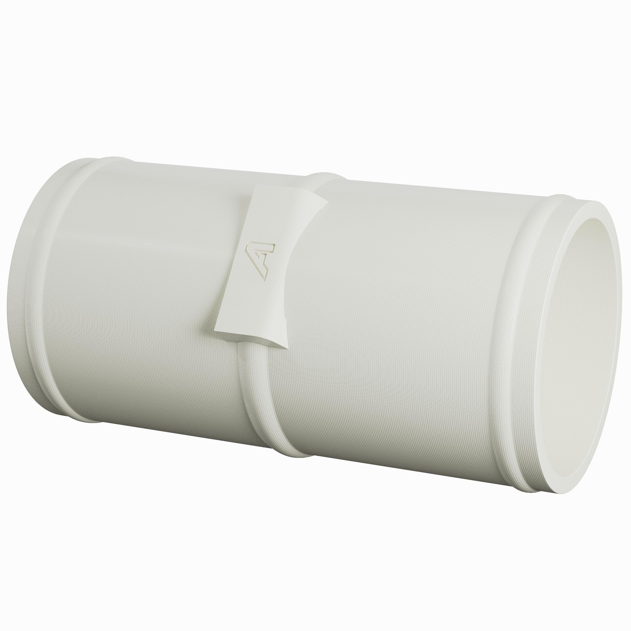 40mm / 1 1/2 Inch Male Coupling Connector Joiner for PVC Corrugated Pond Hose White