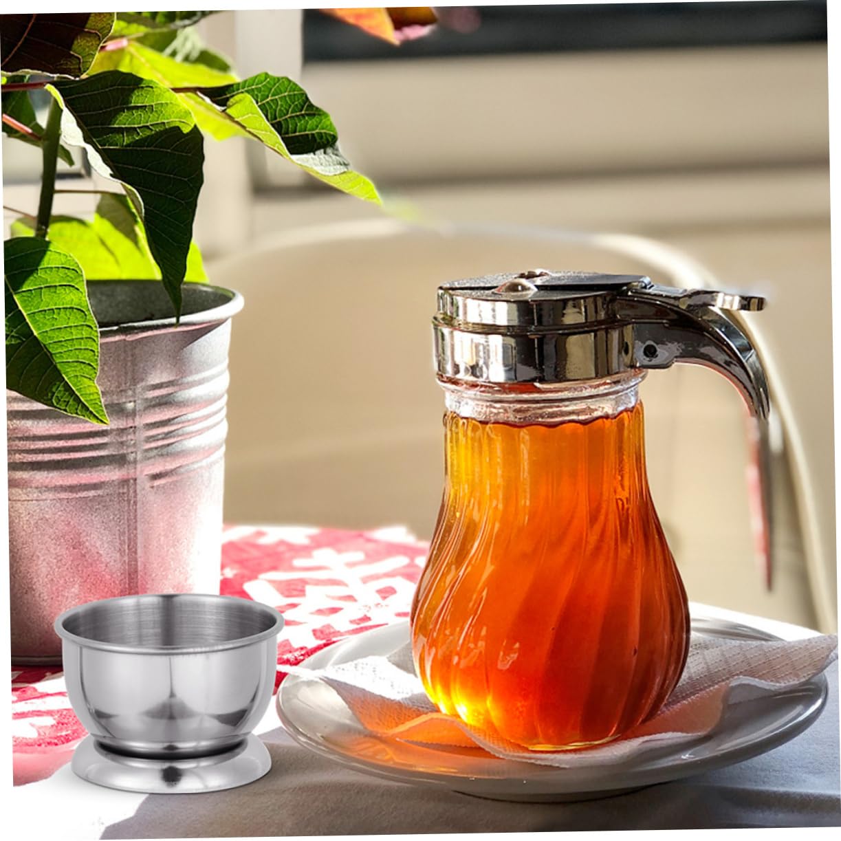 Zerodeko 5 Sätze Kleine Teetassen Becher Tassen Faltbar Reisebecher Aus Stahl Rostfreier Trinkbecher Haushalts Teetasse Teegeschirr Metall Teetasse 2 Stücke * 5