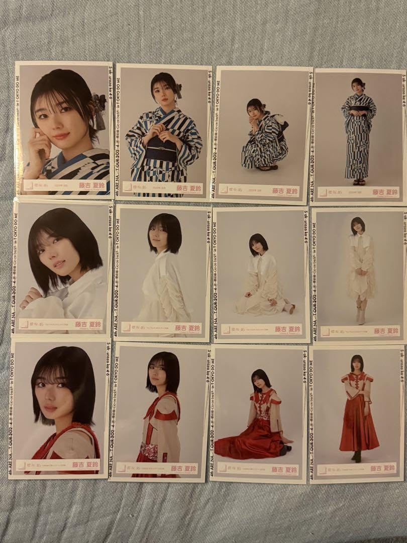 櫻坂46 藤吉夏鈴　浴衣　ライブ衣装　夏フェス衣装　生写真　コンプ Amazon.co.jp: 櫻坂46 ランダム生写真 「W-KEYAKI FES.2022