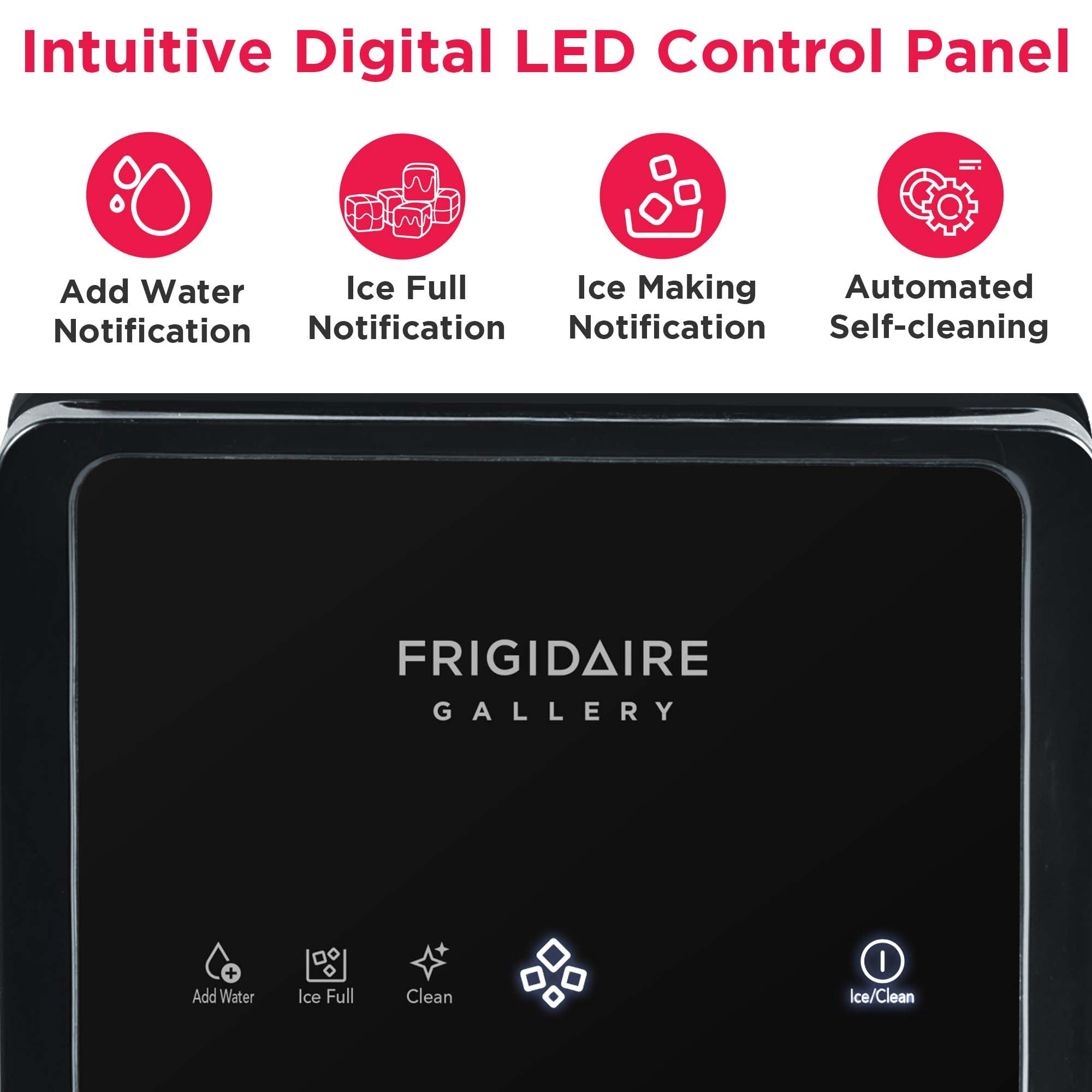 Frigidaire Touchscreen Nugget Ice Maker, Countertop Ice Machine, Sonic Ice Maker With 33 Lbs. Capacity, Slate on Fridge.com - View 6