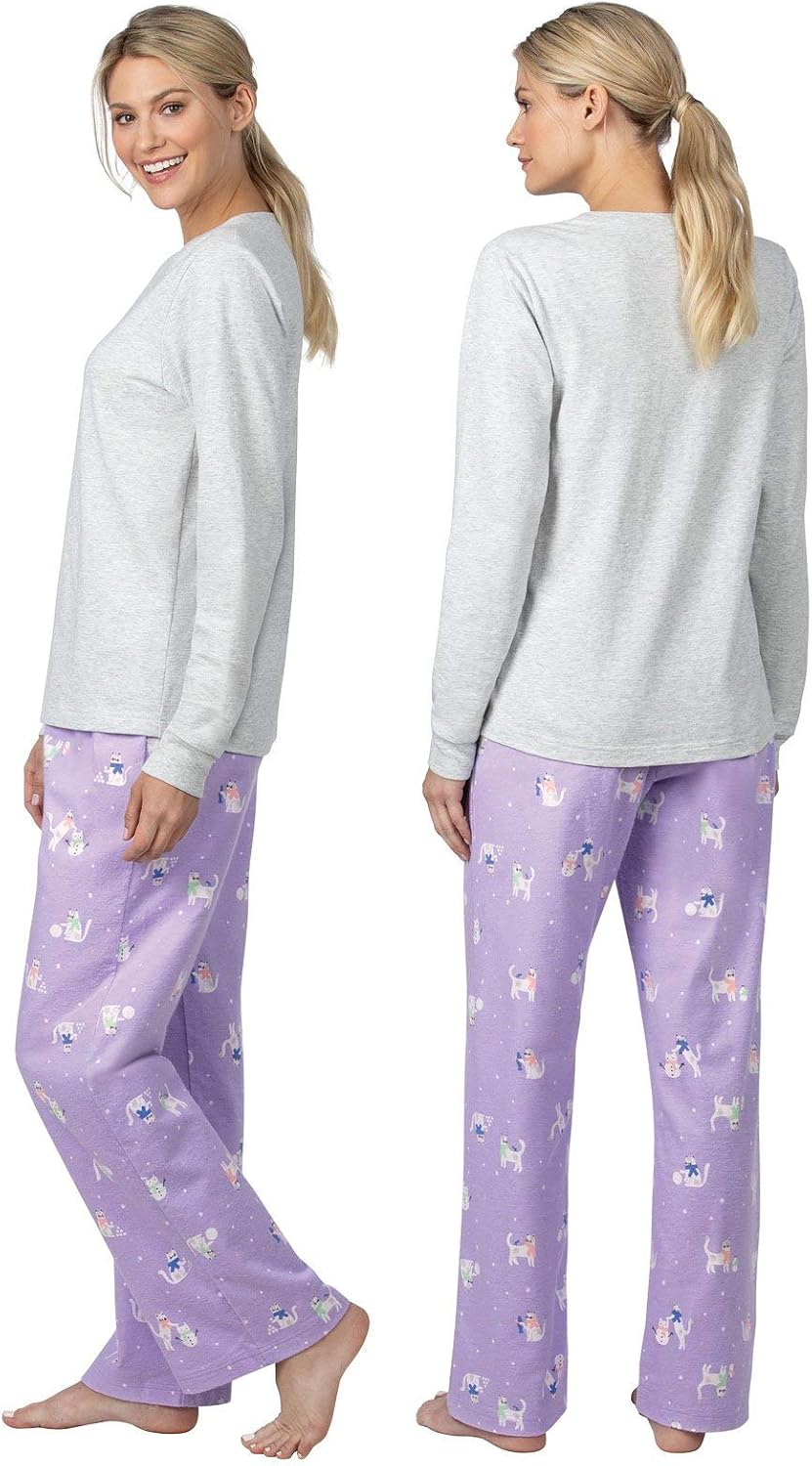 PajamaGram Flannel Pajamas Women - PJ Set Women, Novelty - Image 3
