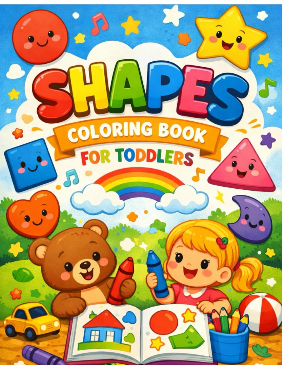 Shapes coloring book: for toddlers (LITTLE LEARNERS COLLECTION)