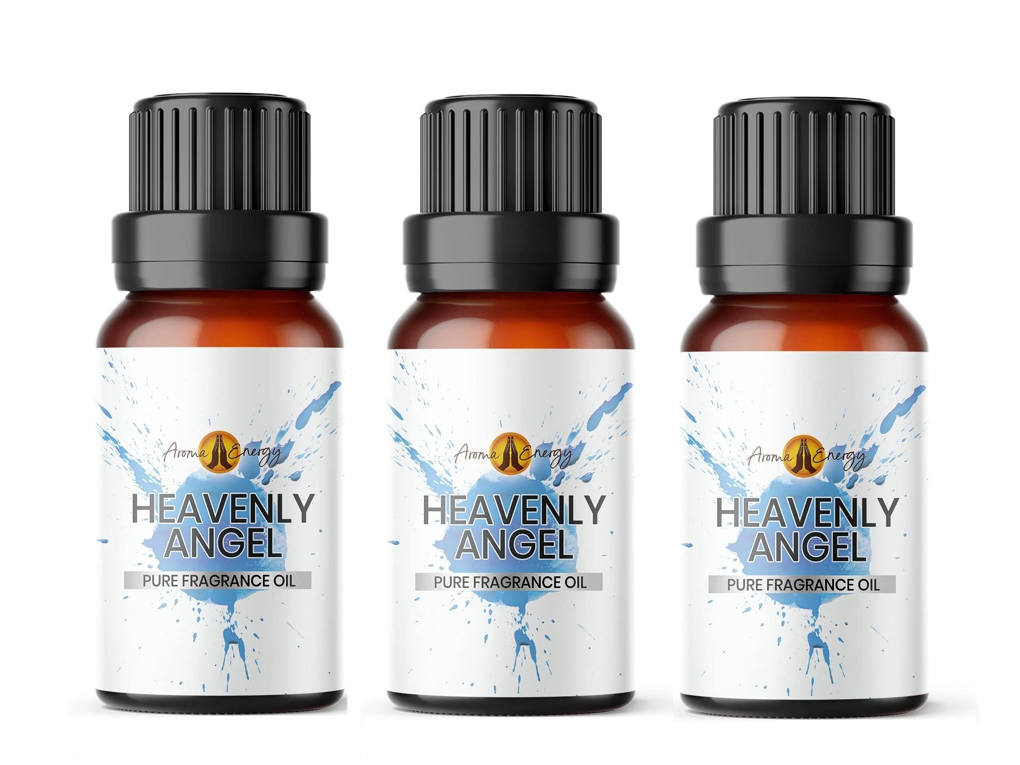 Aroma Energy | Heavenly Angel Fragrance Oil 30ml (3 x 10ml) Highly Scented Oil for Diffuser, Candles, Soap Making, Wax Melt, Slime, Perfume | Vegan, Made in UK