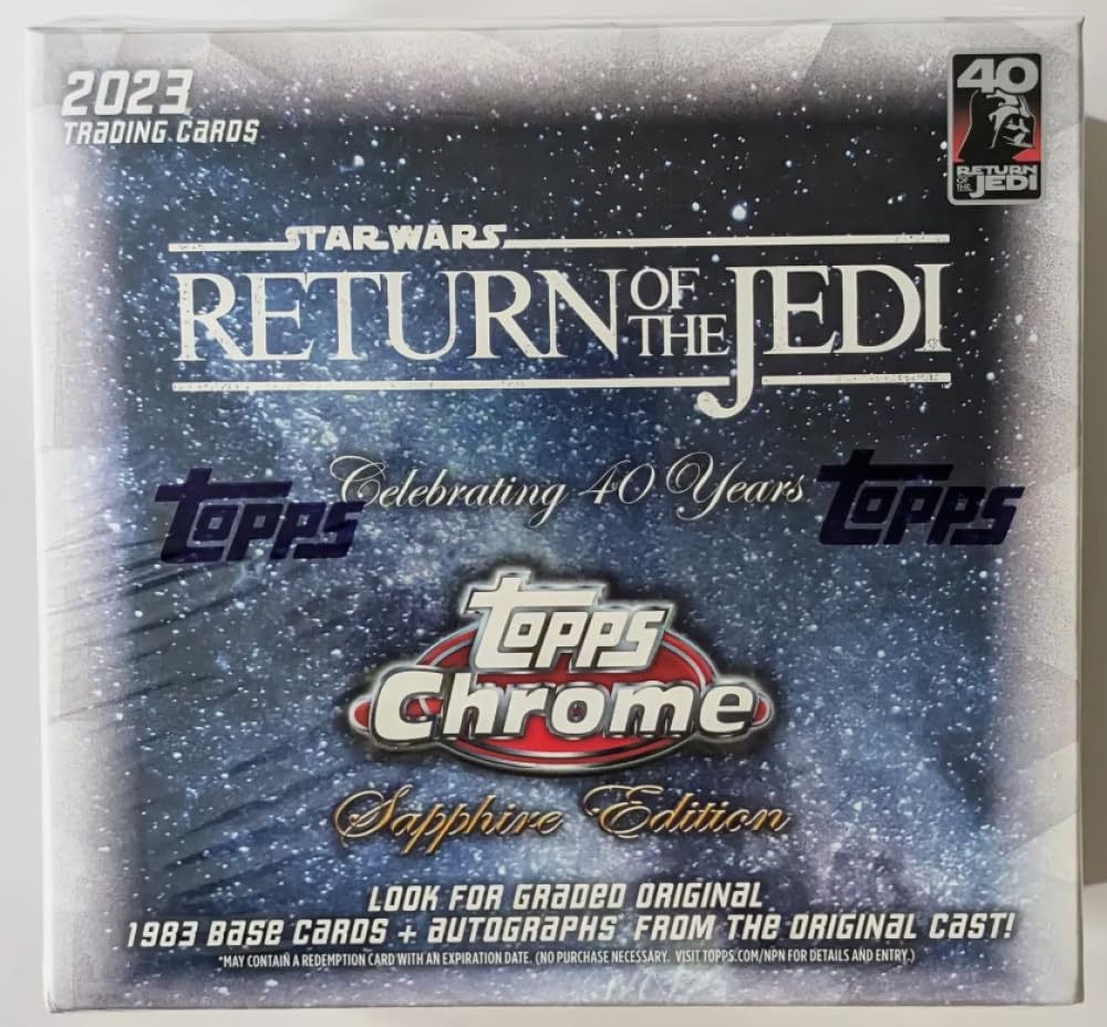 Amazon.com: 2023 Topps Chrome Sapphire Edition Star Wars Return of
