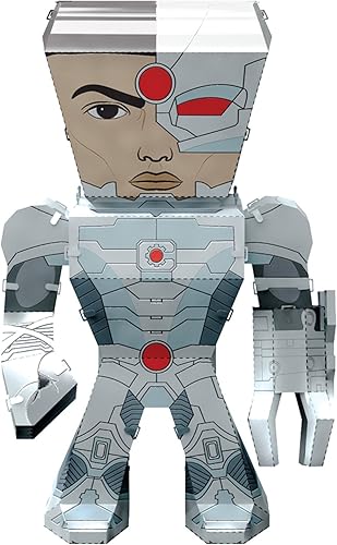 Miniatura 1 de Fascinations Metal Earth Legends DC Justice League Cyborg 3D Kit de modelo de metal