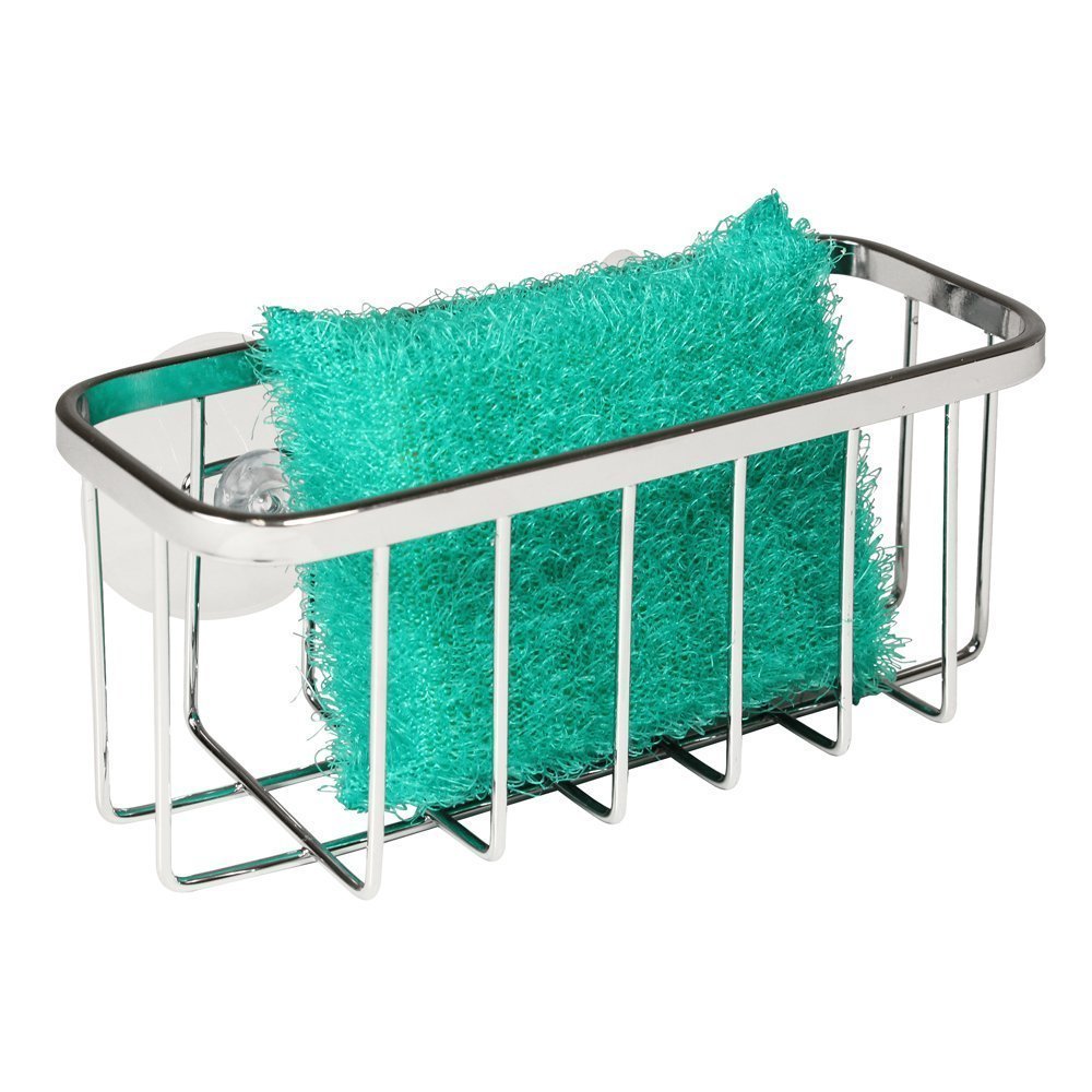 Buy iDesign Gia Stainless Steel Organizer, Dish Sponge Holder Basket