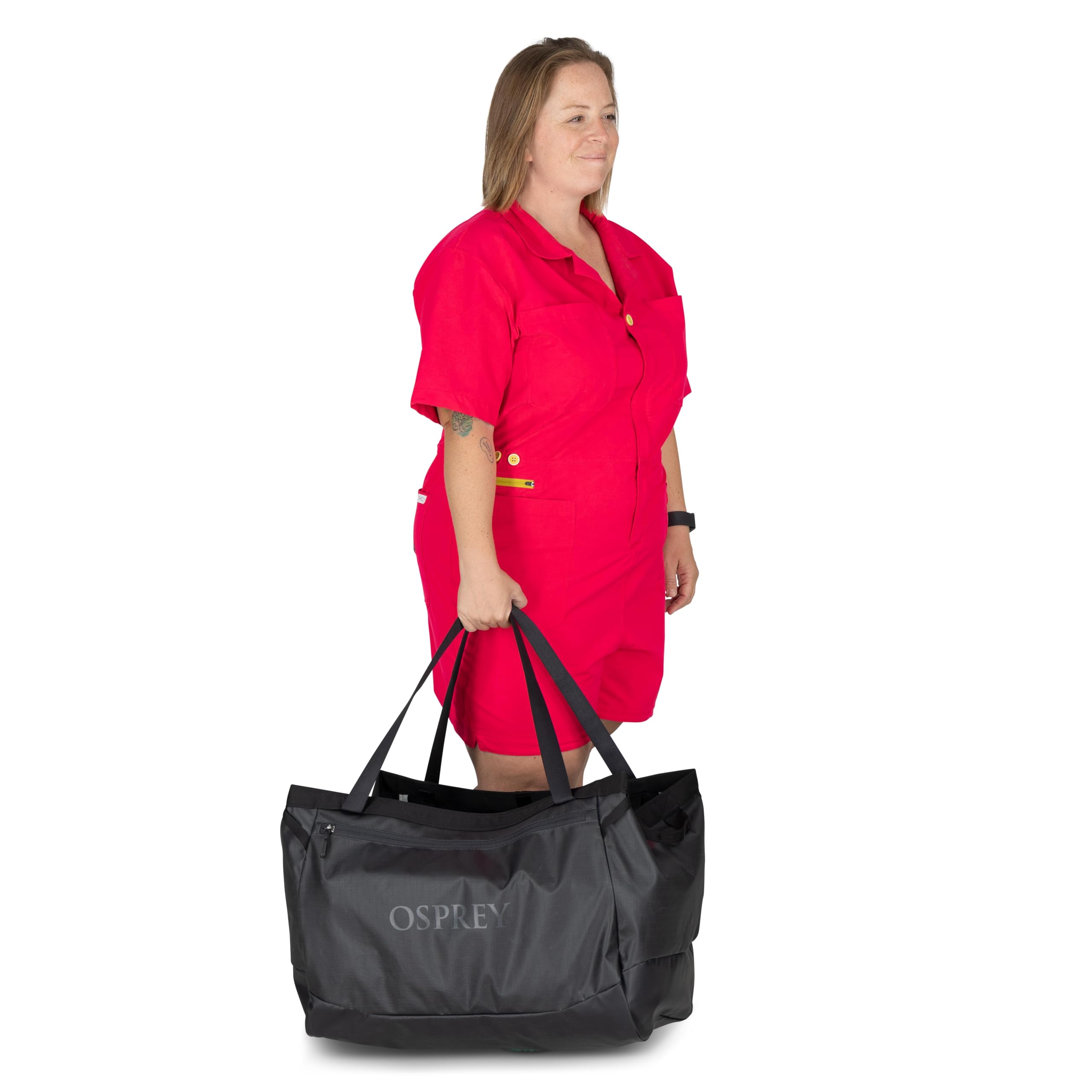 Osprey Transporter 60L Heavy Duty Gear Tote, Raven Black