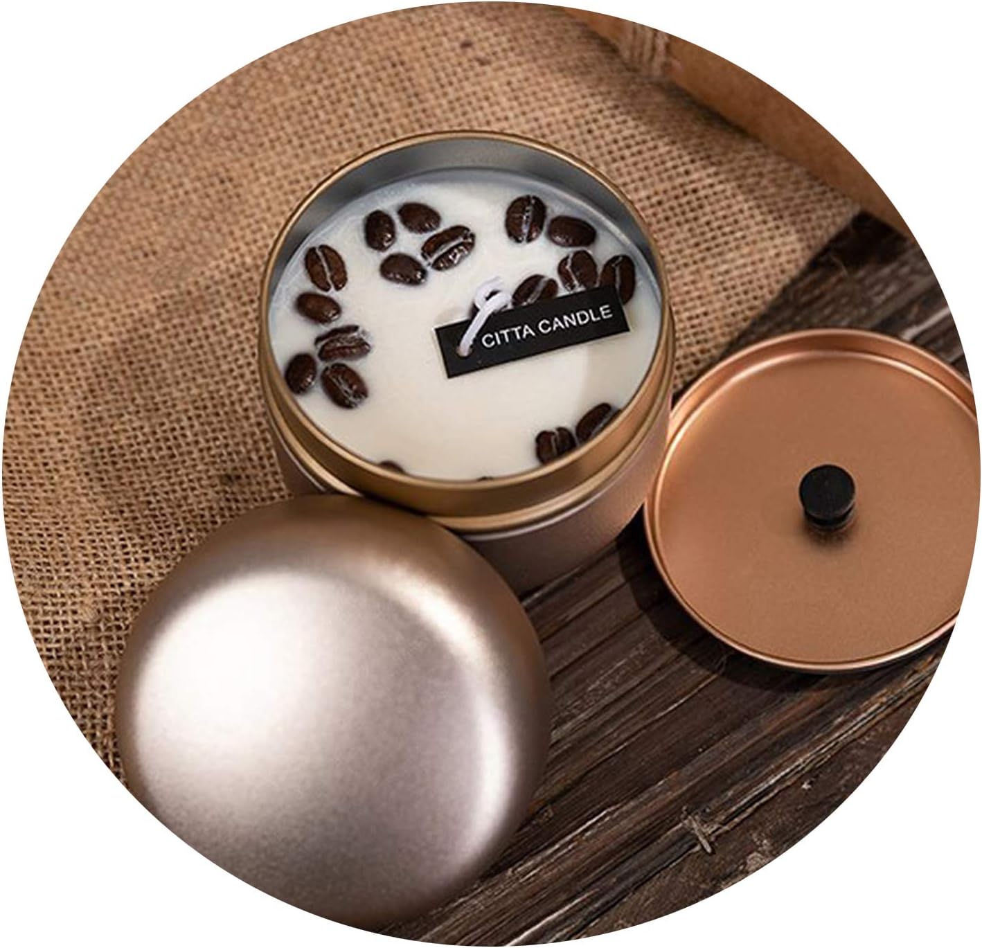 candele profumate al caffè