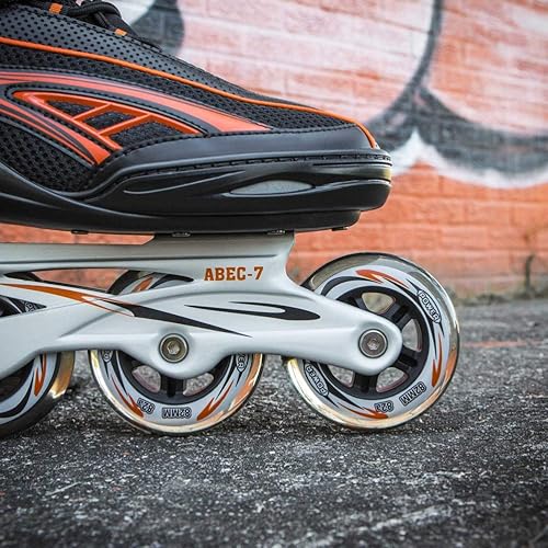 Miniatura 4 de Panther - Patines en línea para hombre con correa ajustable, ruedas de 3.228 in, ajuste suave para comodidad  Patines de larga distancia Roller