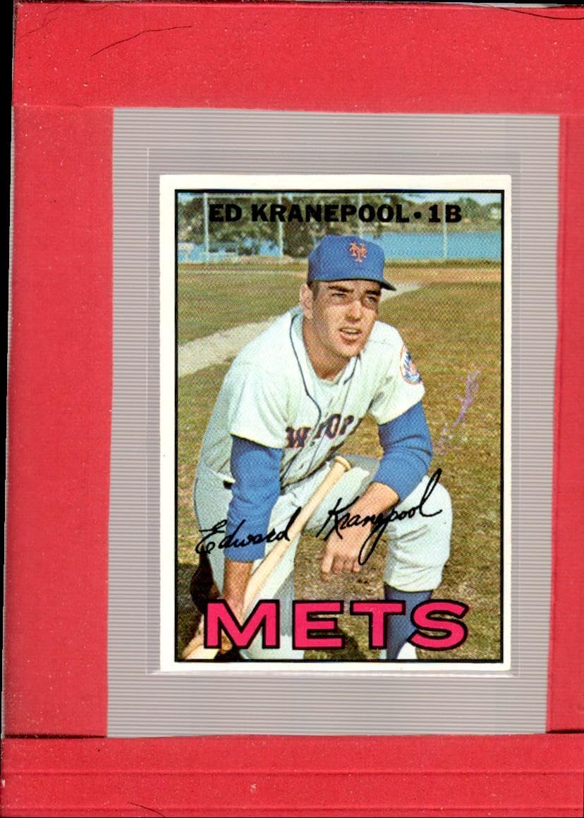 1967 Topps #452 Ed Kranepool New York Mets (Baseball Card) NM Mets