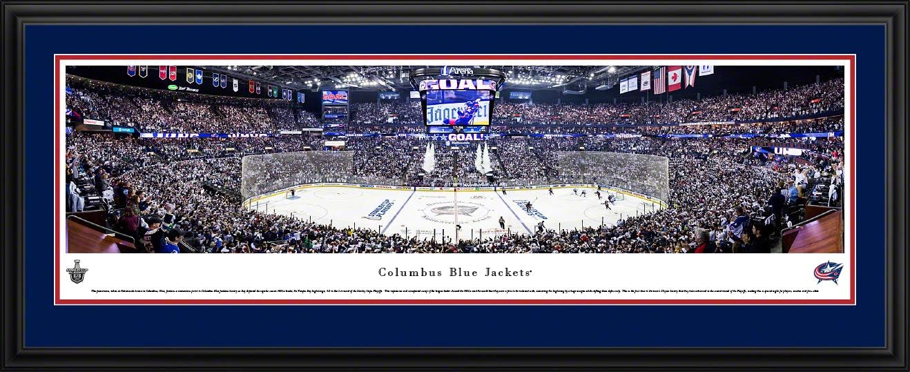 Columbus Blue Jackets Hockey - Panoramic NHL Posters and Framed Pictures by Blakeway Panoramas