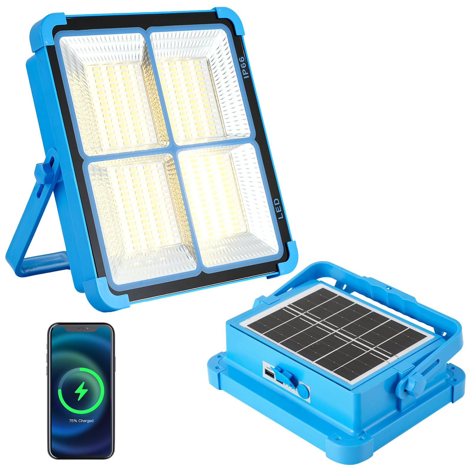 Solar Led Portable Snapklik.com : Portable LED Work Solar Light, 200W 488D LED Floor Light ...