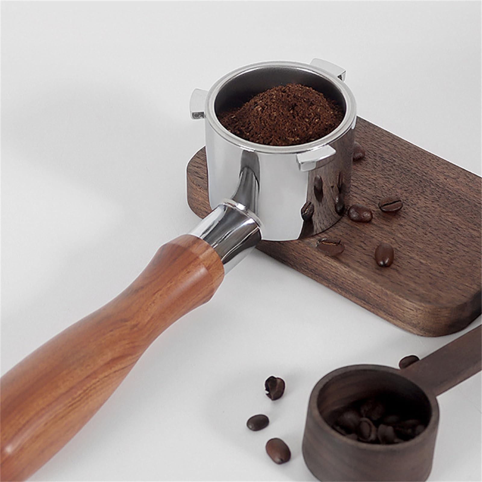 Portafiltro profesional para café espresso con cesta de filtro de 4 tazas, 51 mm, portafiltro sin fondo para EC9335/9665/9155