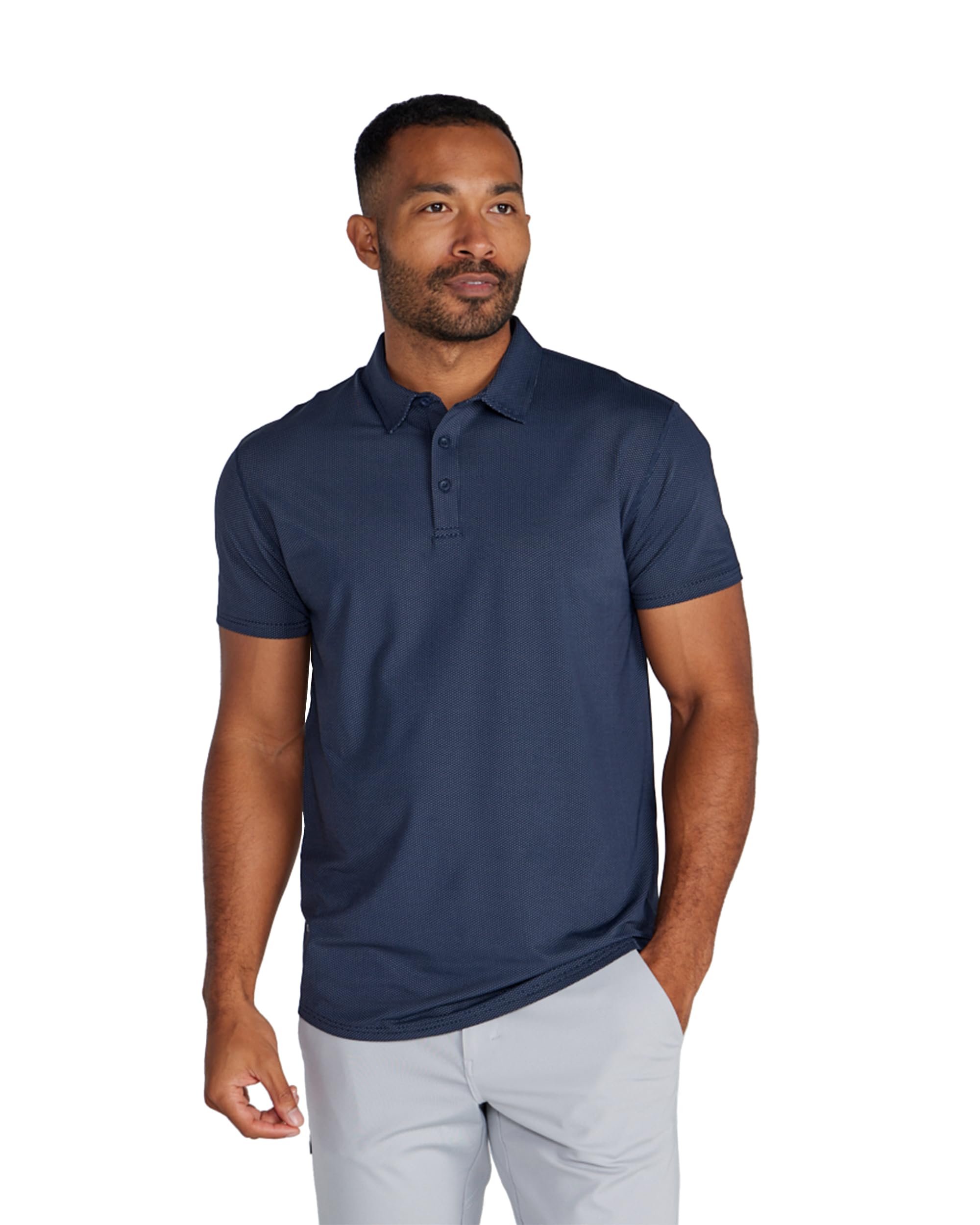 BYLT Basics Active Drop-Cut Polo