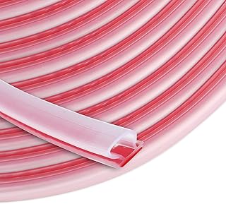 Transparent Türdichtung Dichtungsband Selbstklebende 10mm*6mm*6m Gummidichtung Abdichtungsband, wasserdicht, Haustür Türrahmen Dichtung Flexibel, für Türrahmen-Isolierung