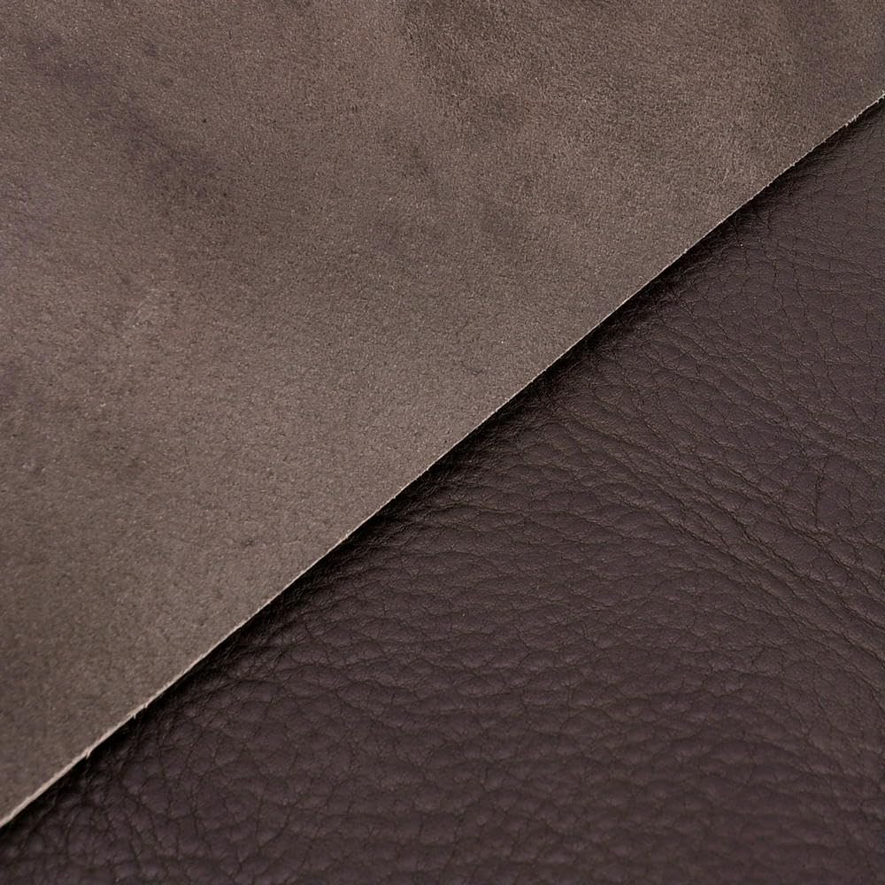 Lederstoffmaterial, Lederstoff, echtes Leder, Kuhfelle, Fellstücke, Lederhandwerk mit natürlichen Texturen, 3,0 mm(30X120cm)