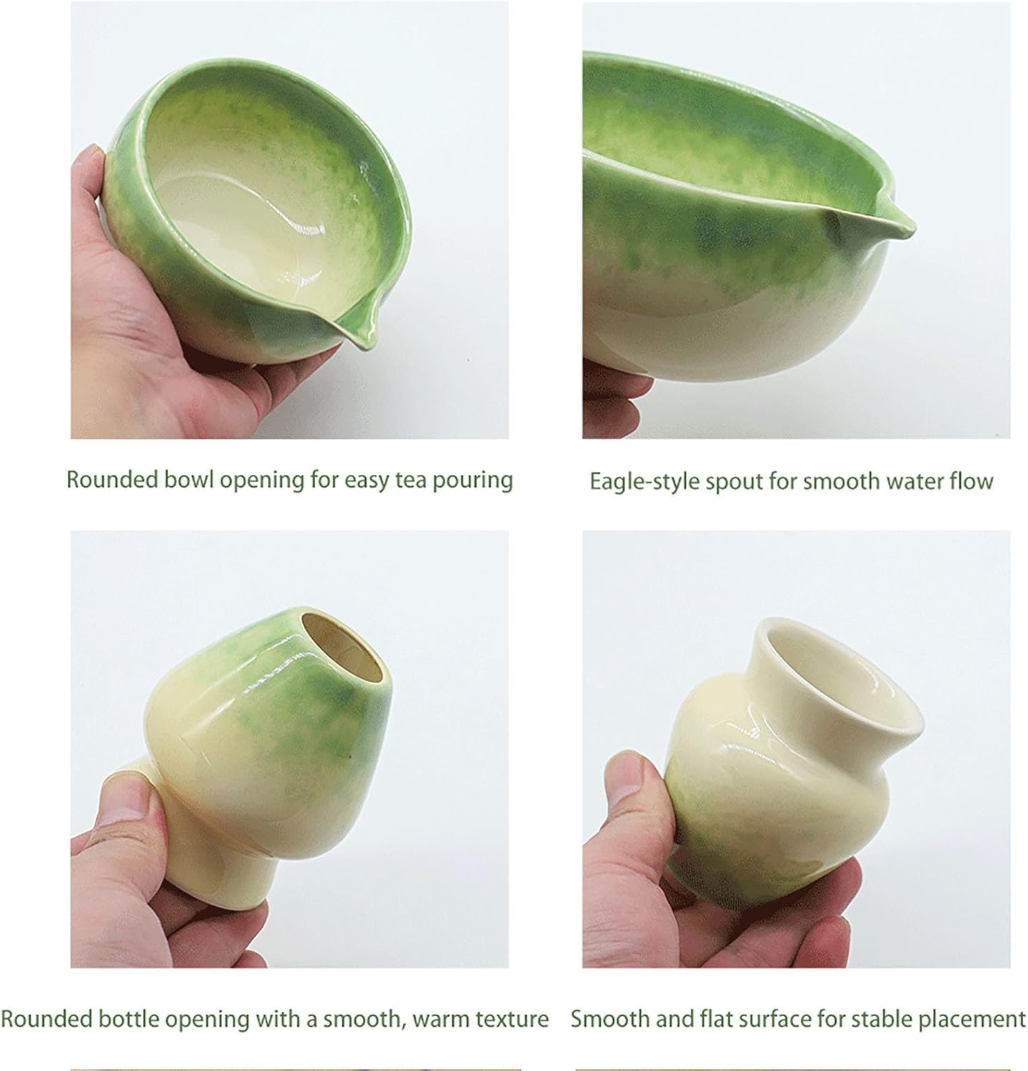 Matcha Whisk Set, Matcha Whisk, Traditional Scoop (Chashaku), Tea Spoon, Whisk Holder, 1 Tea Bowl, 1 Tea Siev For Matcha Maker(B)