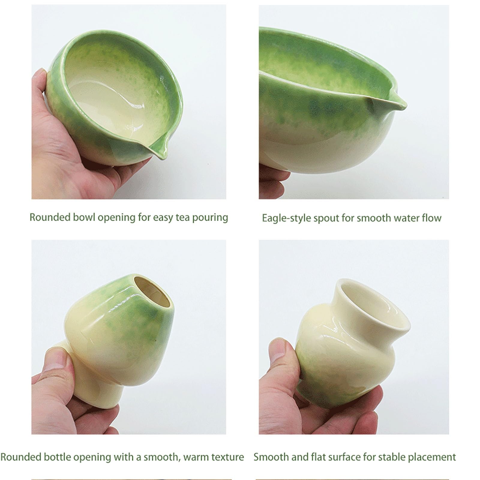 Juego de batidor de matcha de alta calidad, batidor tradicional de bambú, cuchara de té Chashaku, cuchara de té, cuenco y tamiz para una auténtica preparación japonesa de matcha