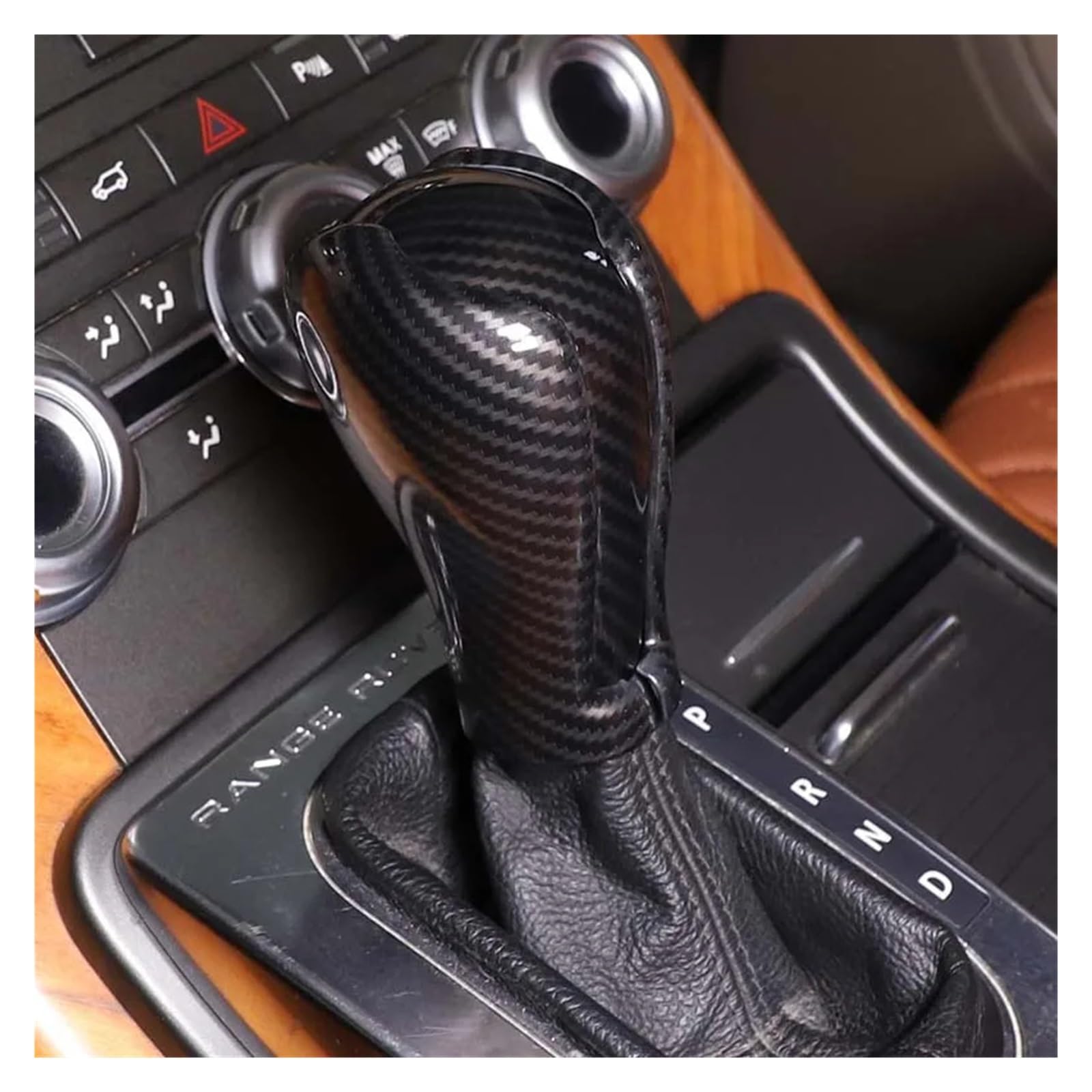 Auto Interior Sticker For Land For Rover For Range For Rover For Sport For L320 2005-2013 Car Gear Head Shift Knob Handle Cover Trim Sticker Accessories Car Interior Accessories (Color
