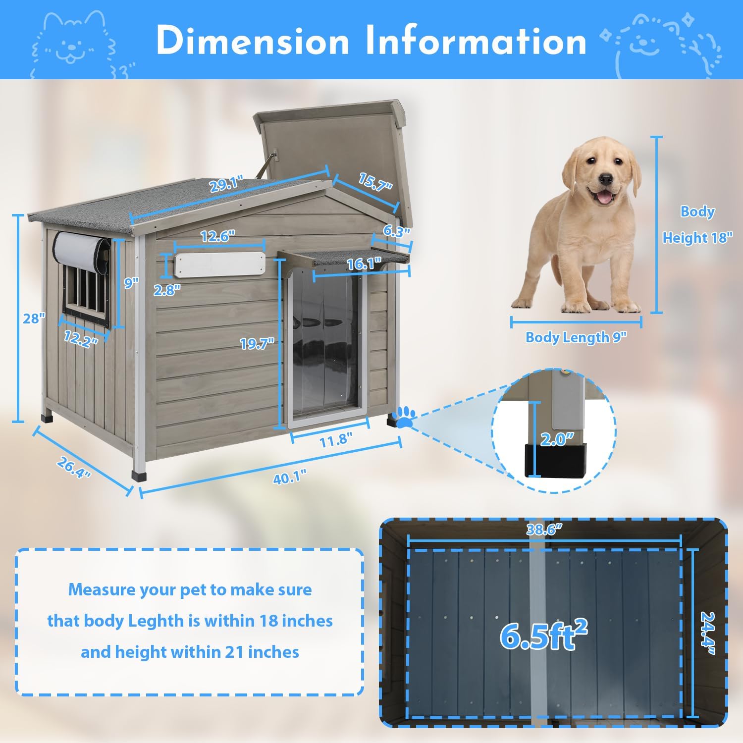 The Ultimate Weatherproof Dog House: A Review of the Large Wooden Kennel for Small Dogs