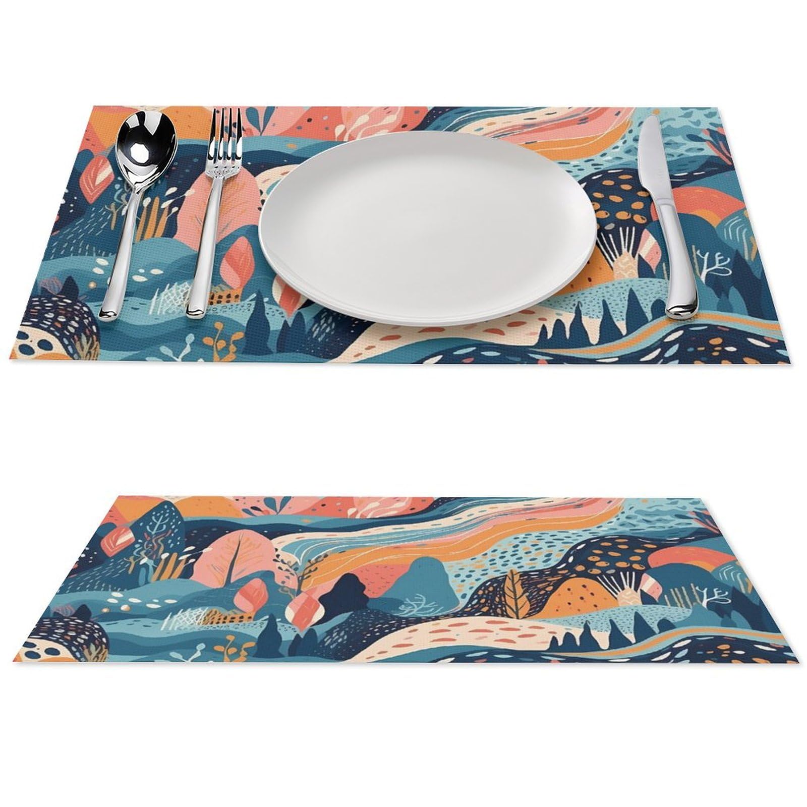 Sets de table de salle à manger pour repas en intérieur et extérieur
