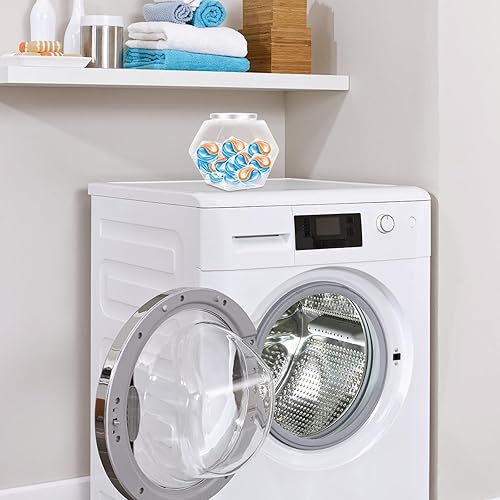 Miniatura 4 de 12 tarros hexagonales de plástico transparente de 30 onzas, tarros de galletas de plástico con tapas herméticas, recipientes reutilizables de boca