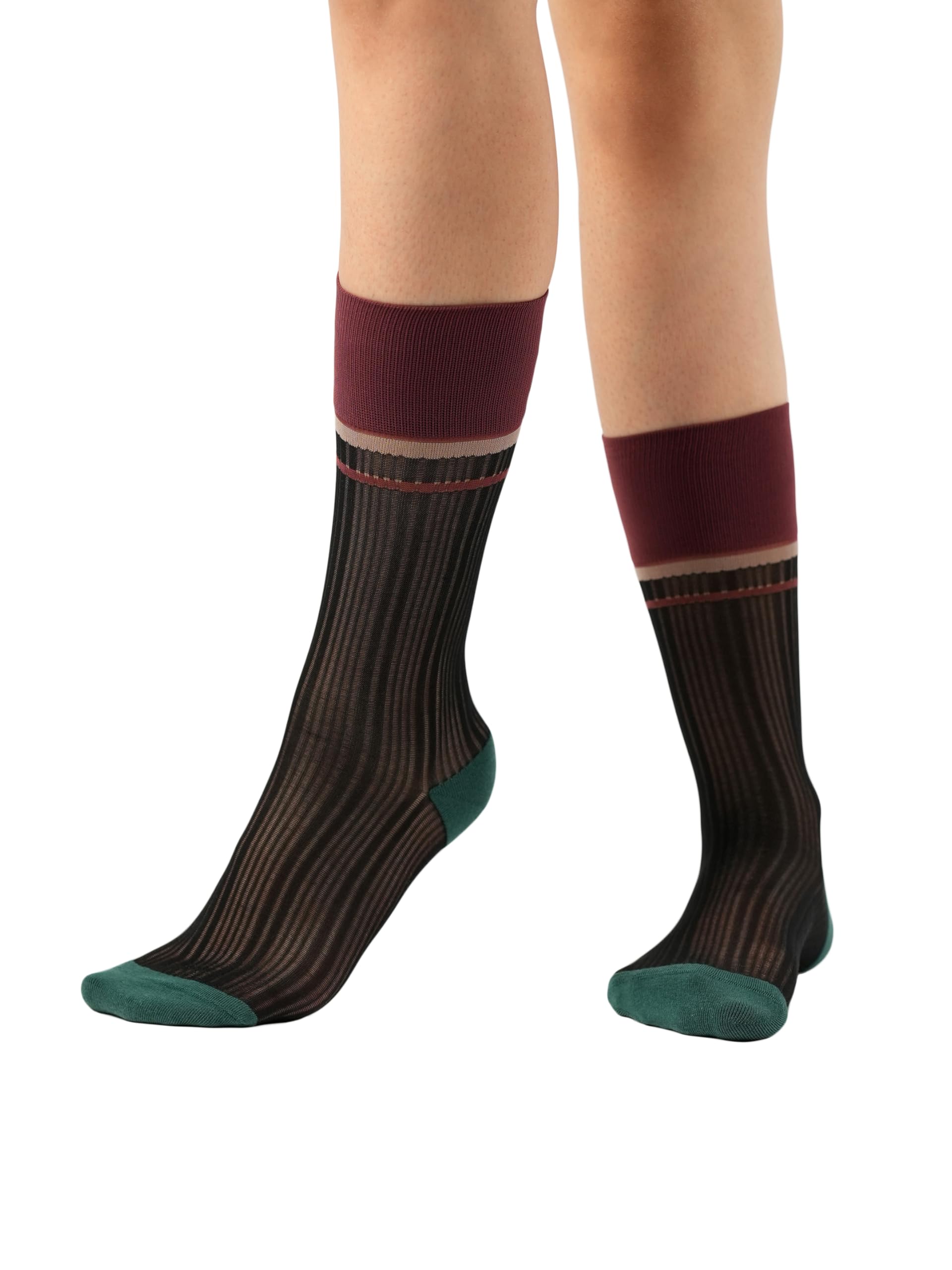 Theater Jennie Socks for Women I Soft Nylon Spandex I Stretchable I Stylish I All-Day Comfort