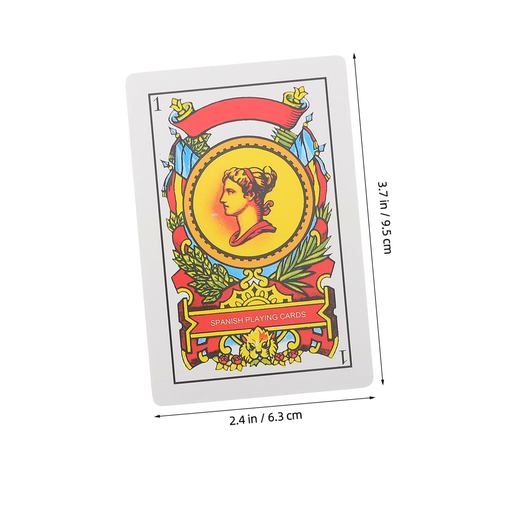 Cabilock 4 Piezas Baraja de Cartas Mexicanas para Juegos Españoles, de