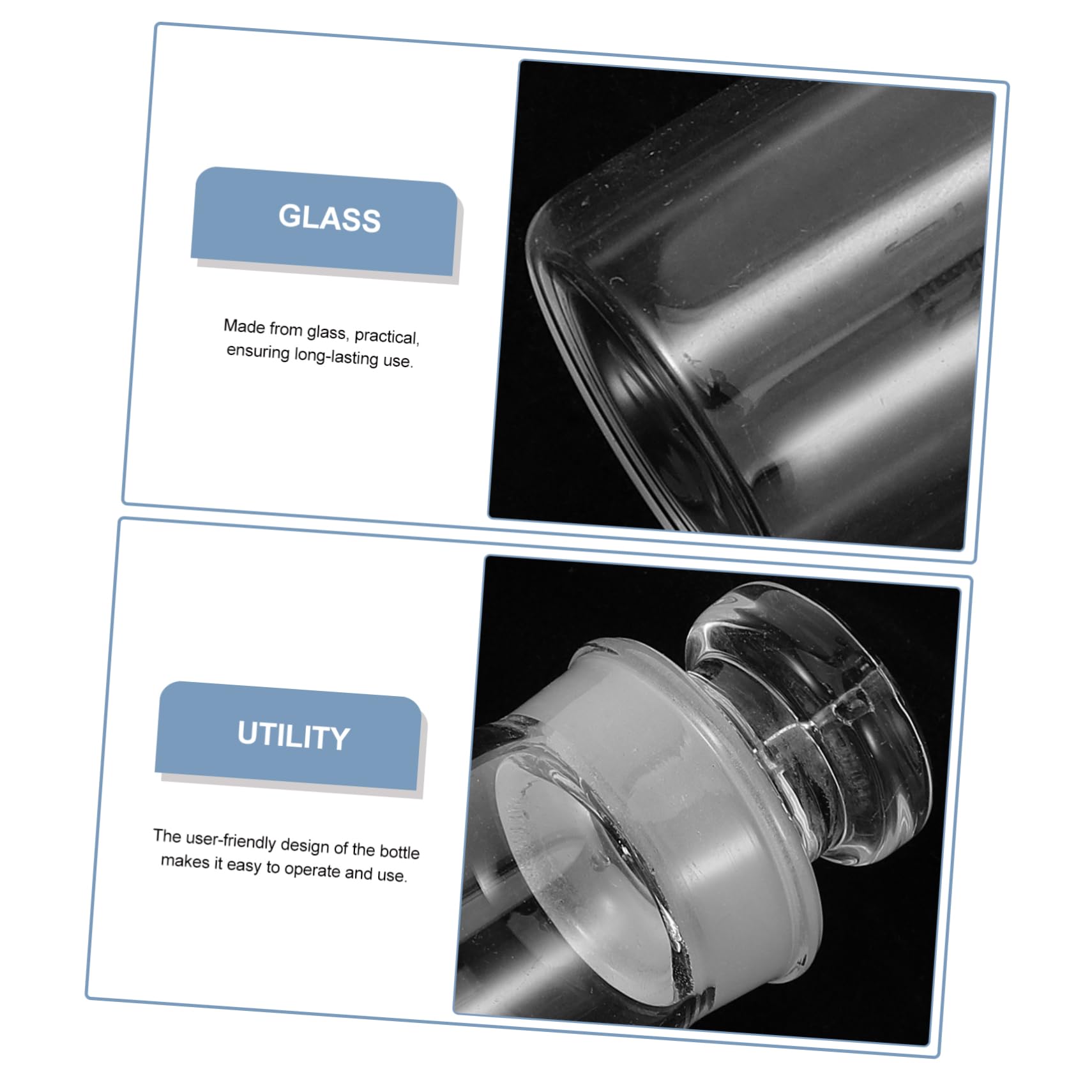 ULTECHNOVO 4 Stück Asphaltpyknometer Dichteflasche Reagenzien-aufbewahrungsflasche Reagenzflasche Flasche Für Laborreagenzien Glas