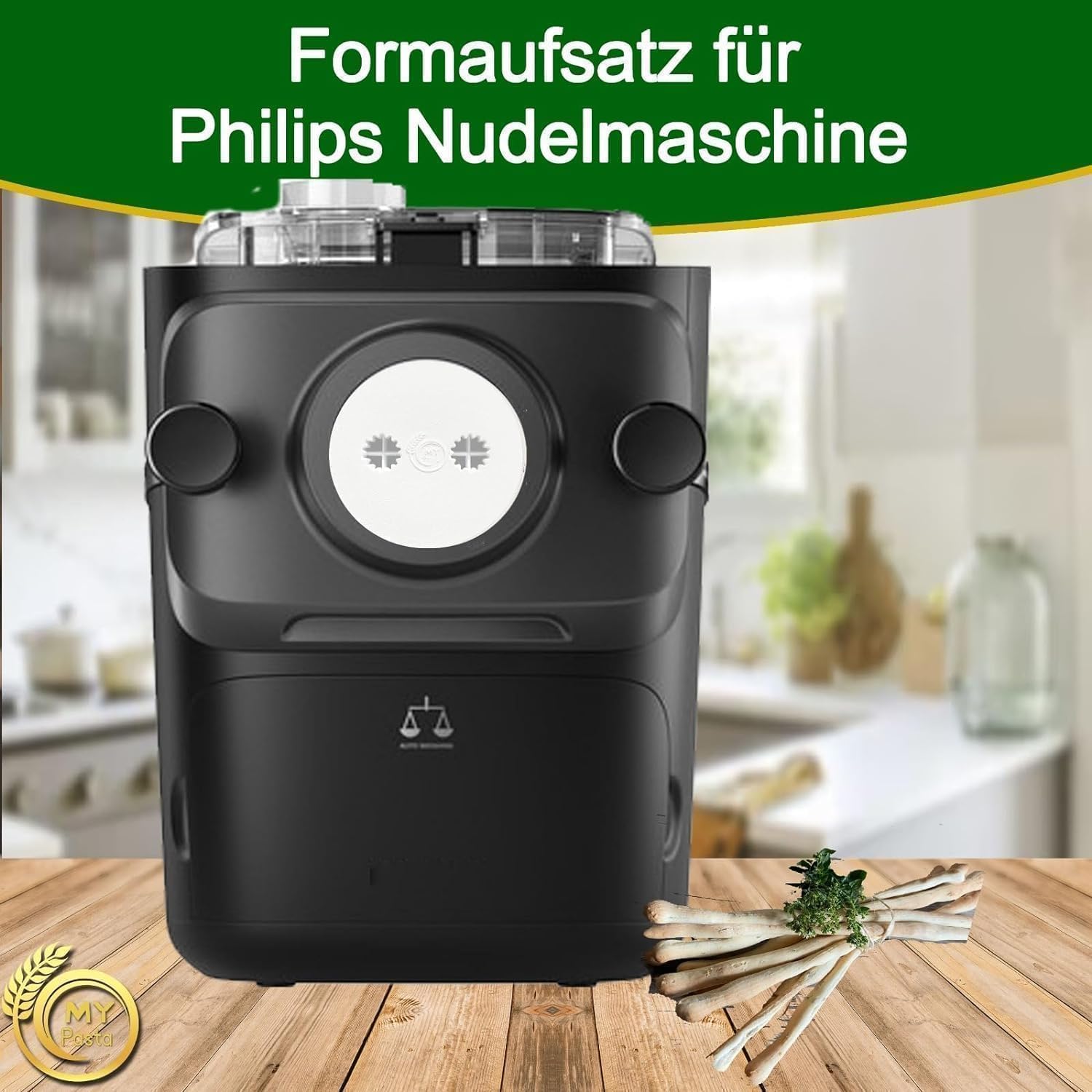 MY PASTA - Grissini - Palitos De Pan - Gnocchi De Patata De 13 Mm - Accesorio Para Pasta - Pasta Disc Compatible Con Philips Pasta Maker Avance - Matrices Pastadisc Para Pasta Casera