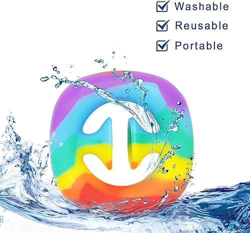 Miniatura 5 de STAMI PLET Paquete de 5 juguetes para aliviar el estrés, juguete para ansiedad con ventosa, regalo para Navidad, juguete sensorial para niños,