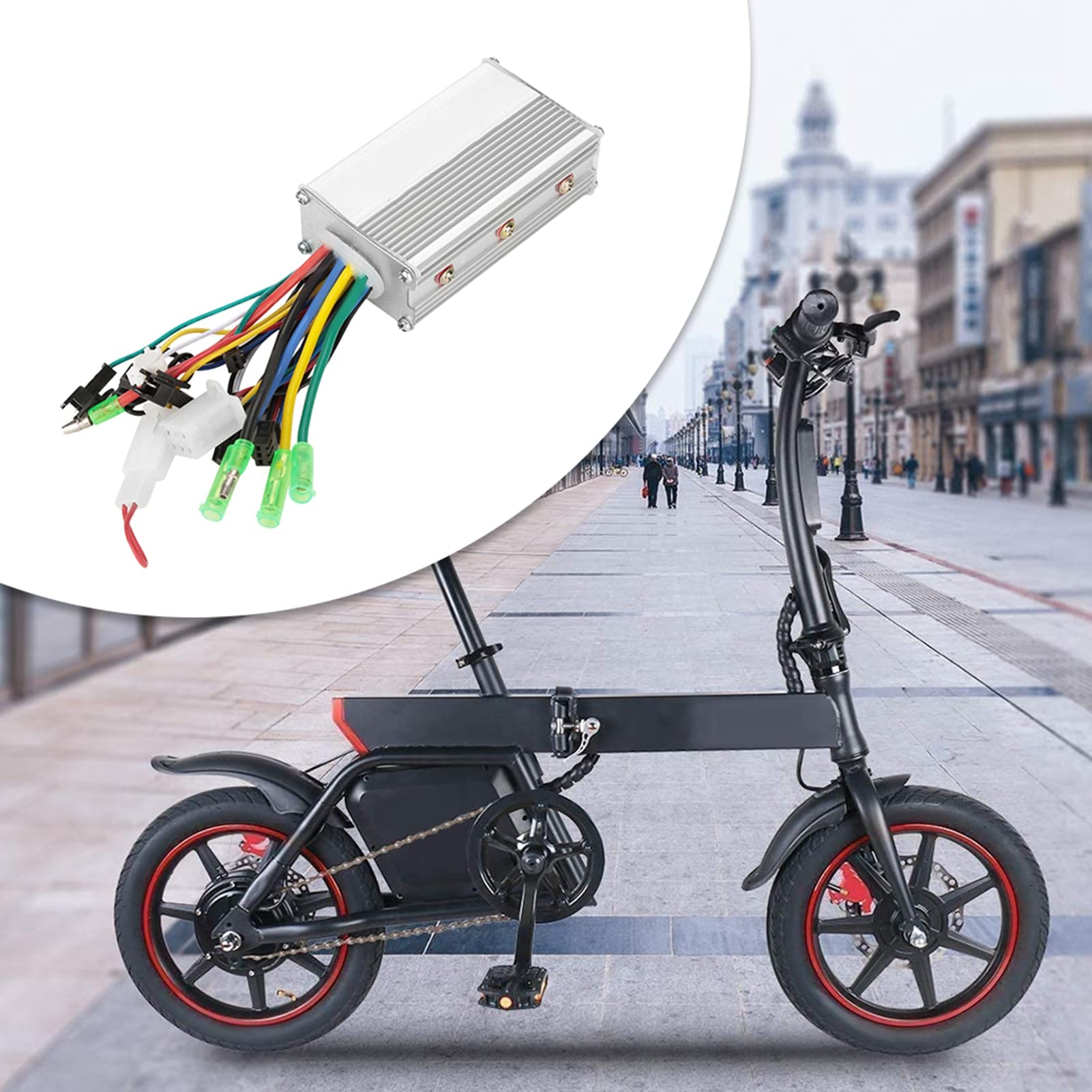 Controller motore brushless per bici elettrica 36V/48V 350W, per scooter elettrico per bicicletta