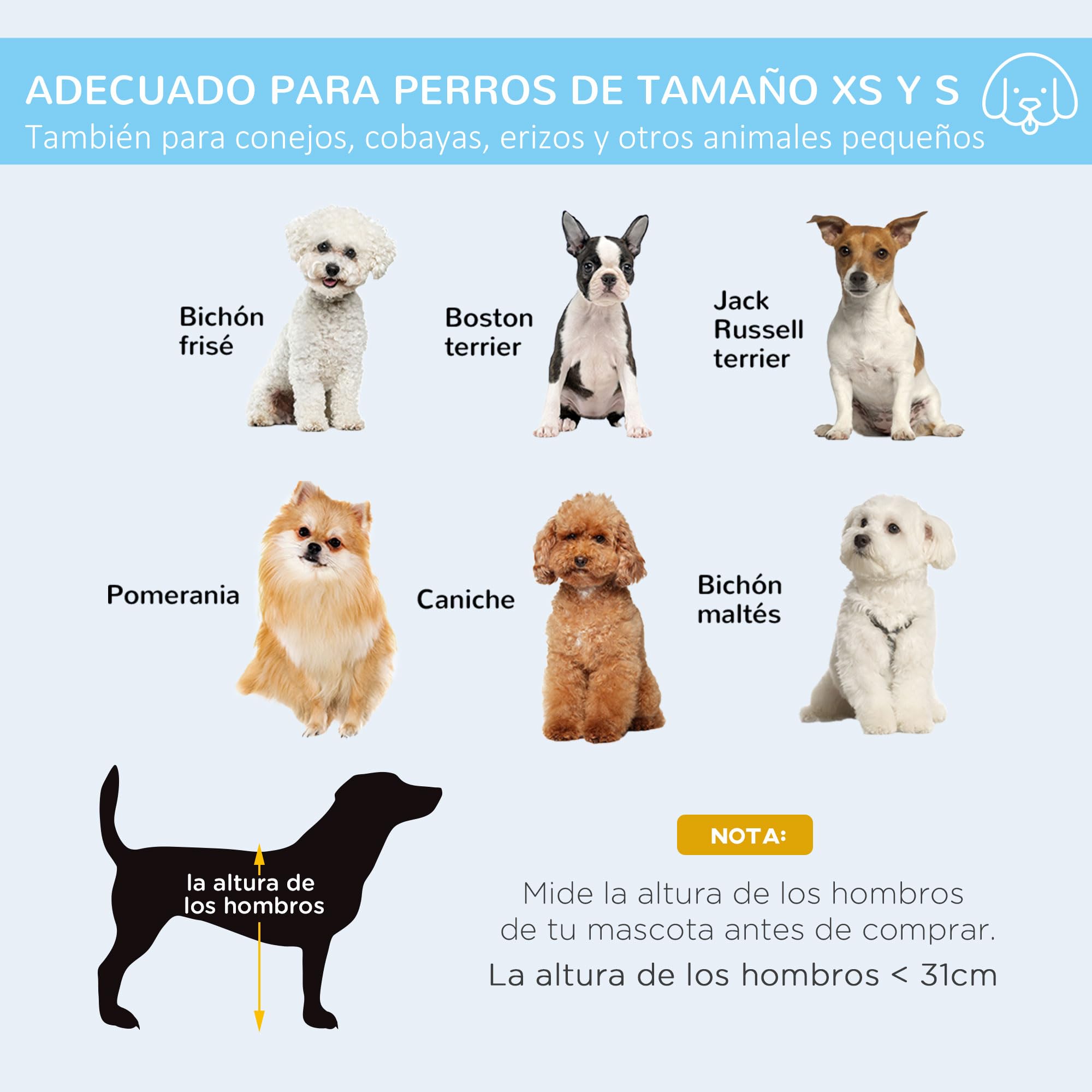 PawHut Parque Perros Jaula Plegable Mascotas Cerca Entrenamiento Cachorros 8 Vallas (71x61cm)