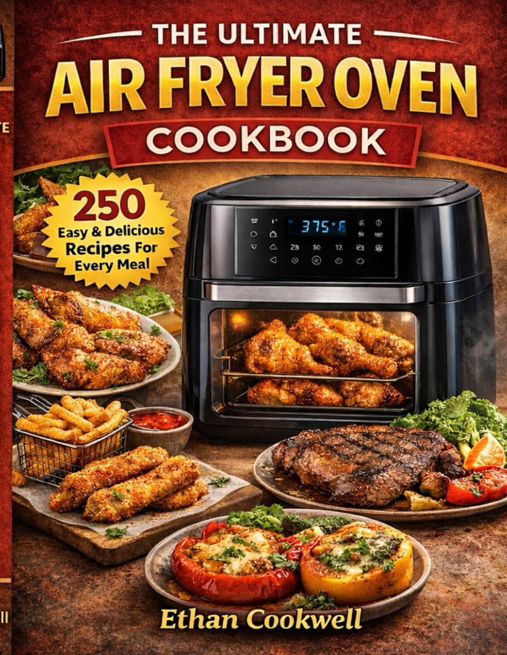 The Ultimate Cuisinart Air Fryer Oven Cookbook for All: 250 Delicious Recipes for Your Wellness Journey with the Cuisinart Air Fryer Toaster Oven – ... Made Effortlessly, From Breakfast to Desserts