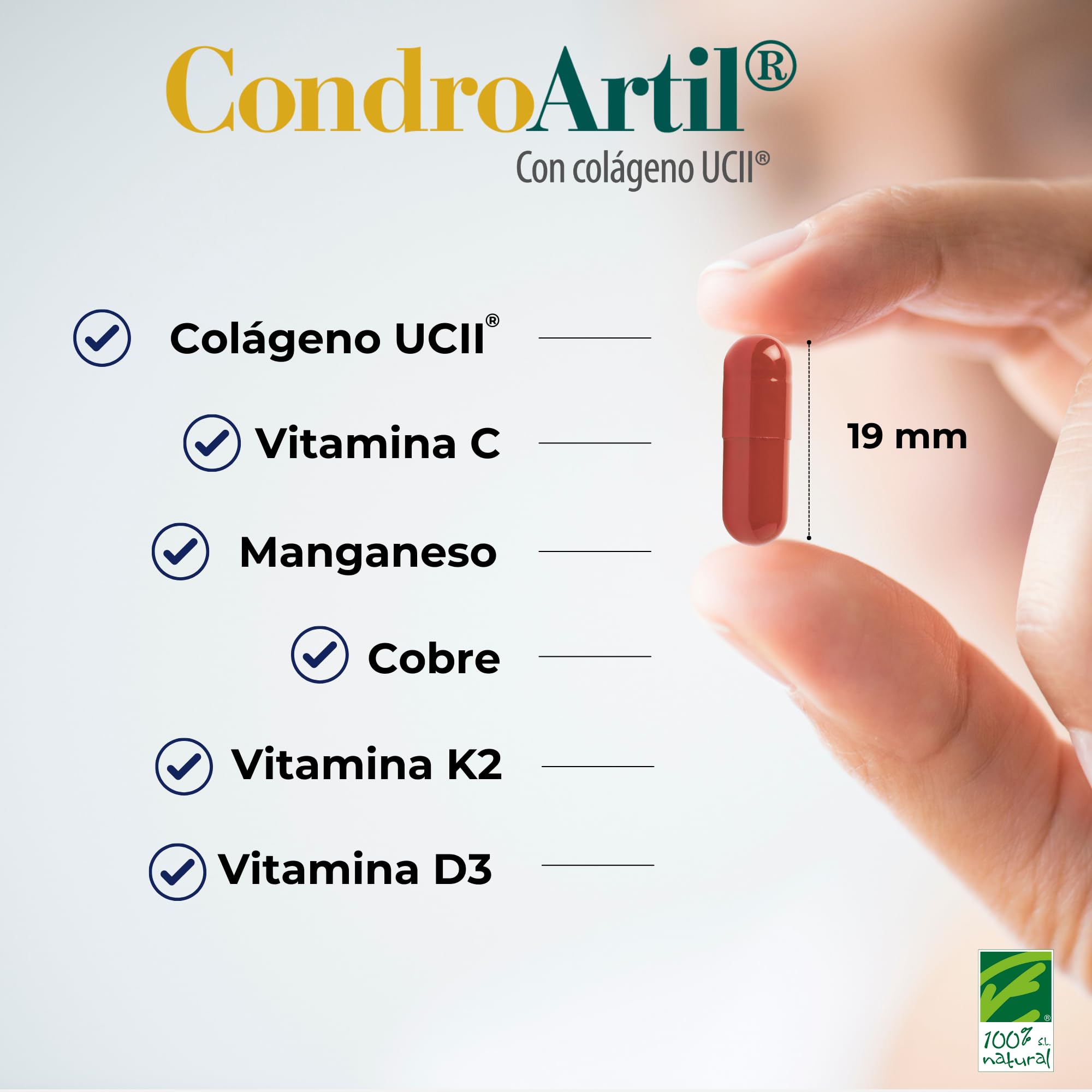 CondroArtil® - Colágeno Tipo 2 UC-II® No Desnaturalizado - 90 Cápsulas