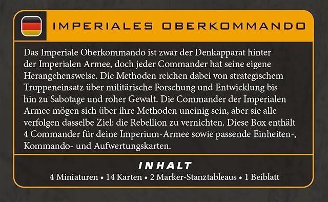 Foto 5 de 7 de Asmodee Star Wars: Legion Imperial High Command, Pack de Alto Mando con 4 Miniaturas de Comandante