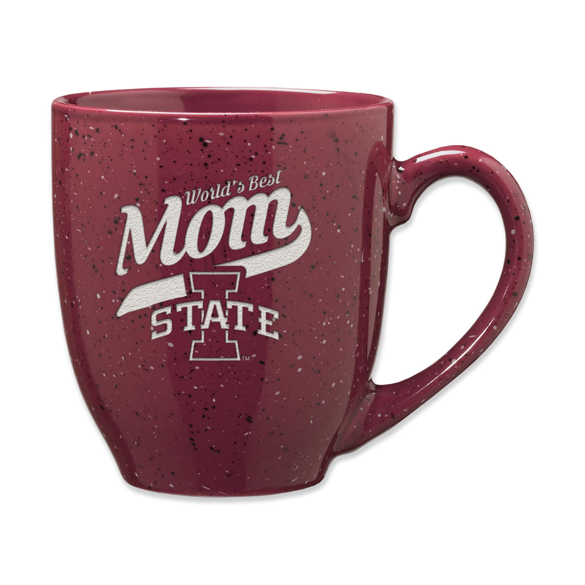 Mug Cyclones de Iowa State : tasse en céramique bordeaux gravée au laser pour maman de 473 ml