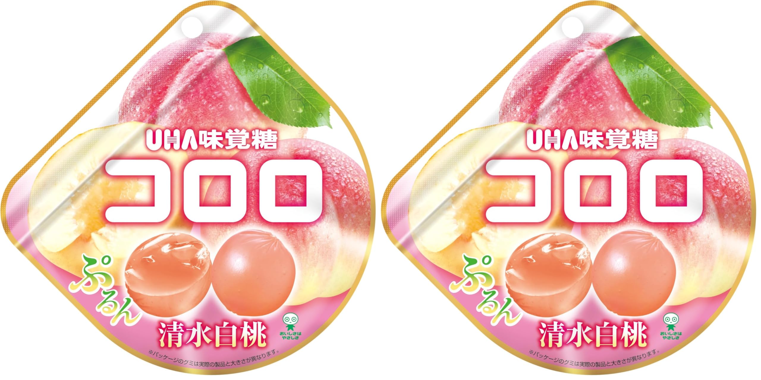UHA ぷるん コロロ清水白桃×100個 Amazon.co.jp: UHA味覚糖 コロロ 清水白桃 40g (× 2) : 食品・飲料・お酒