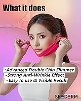 Vista 2 de SKEDERM Péptido de parche de elevación Máscara facial adelgazante en forma de V Reductor de barbilla doble Máscara de elevación de línea V