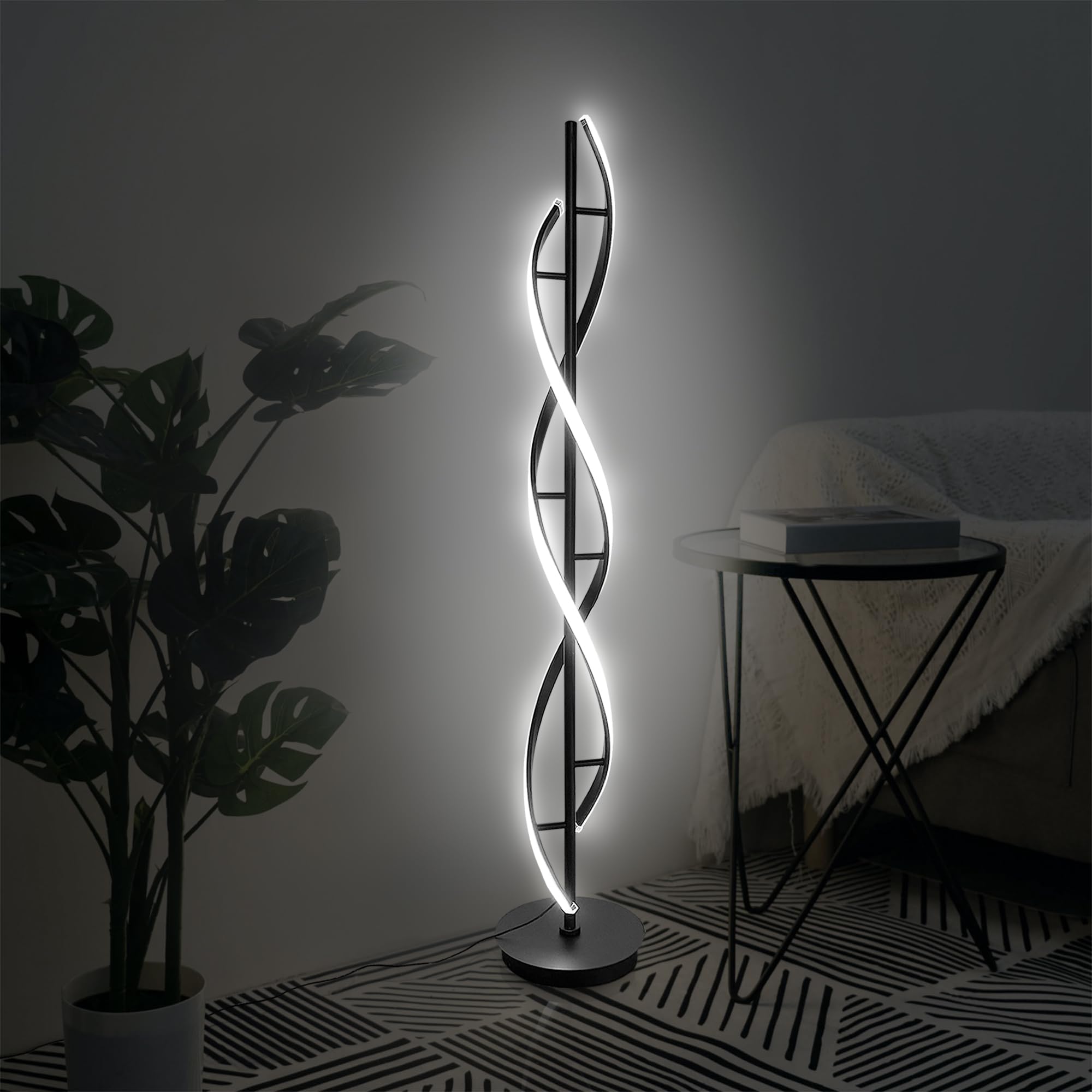 HCJIAJING Spiral Floor lamp, Suitable for Living Rooms, bedrooms