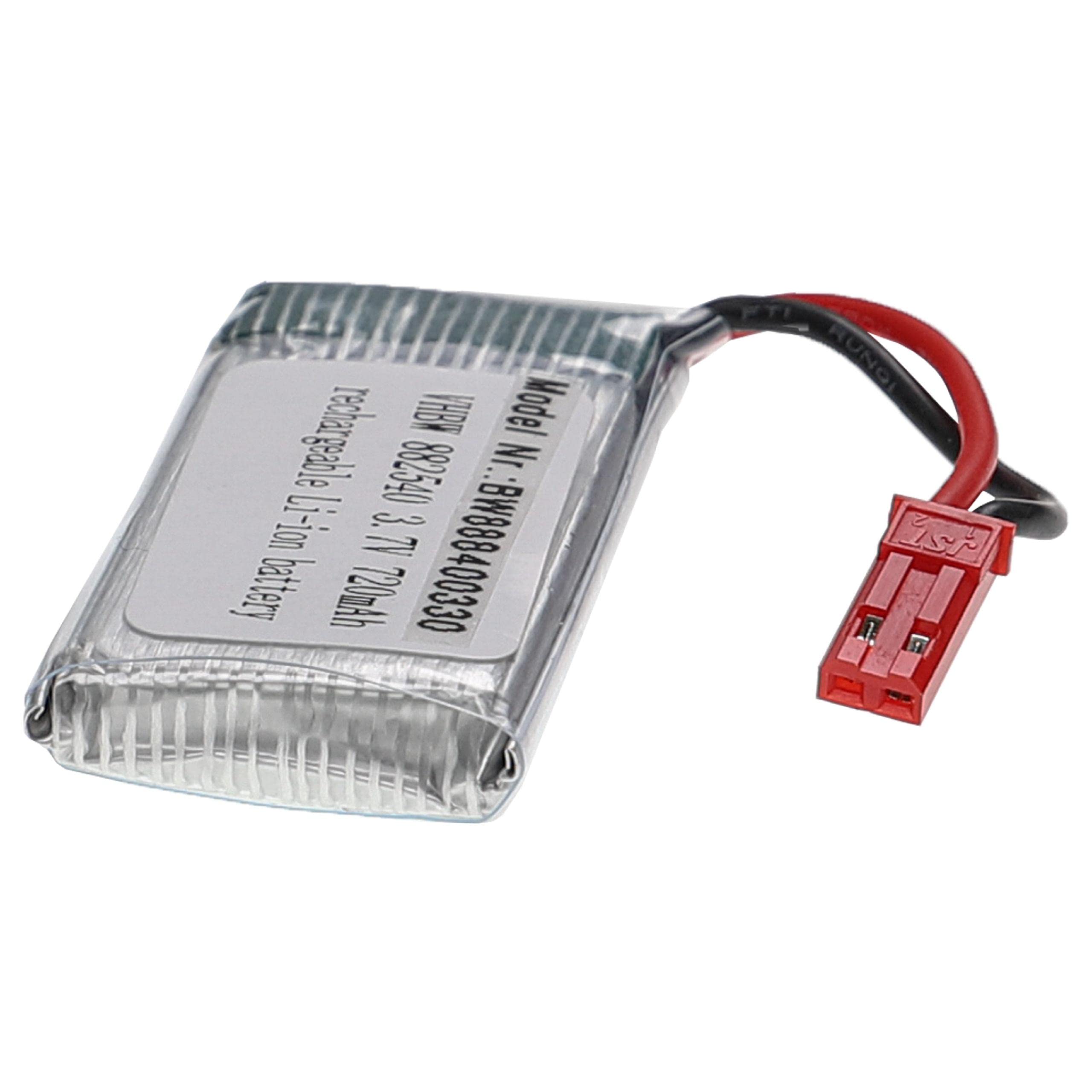 Vhbw Batería Recargable De 1300mAh 7.4V Para RC – Compatible Con Conector SM-3P (macho), Para Coches, Aviones Y Helicópteros, Medidas 69x37x19 Mm, Li-Ion Sin Efecto Memoria
