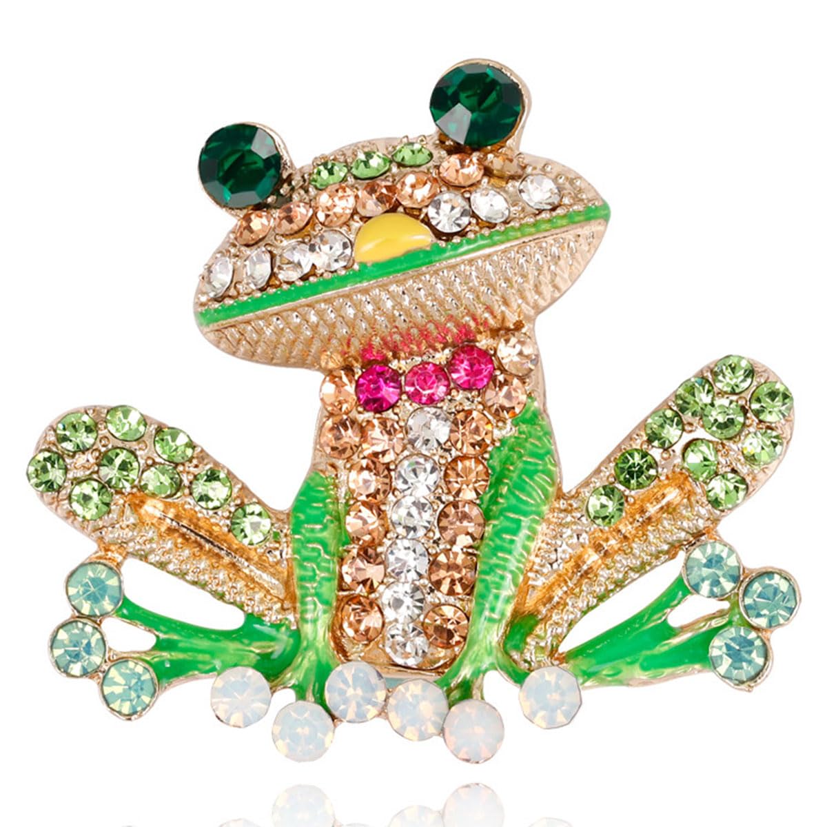 FAIRYGATE Brooch Pins Retro Crystal Rhinestone Brooches for Shirt Collar Decoration, B20 — view 48