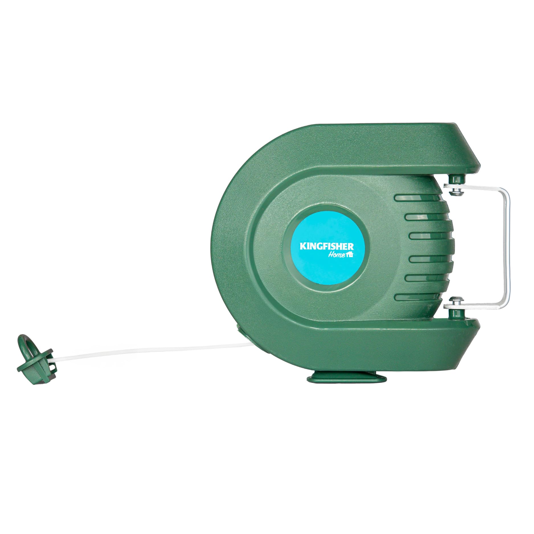 Garden Mile Green Strong Retractable Washing Line For Outdoor 12M Clothes Line For Outside Indoor Extendable Heavy Duty Pull Out Washing Lines For Patios, Balcony, Kitchen, Garden Clotheslines