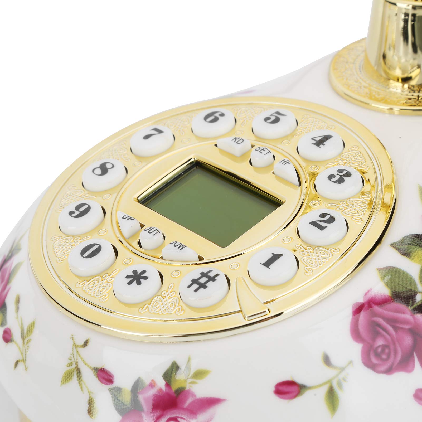 Telefono Fisso Vintage, Doppio FSK/DTMF, Telefono cablato retrò Antico, Accessorio per Attrezzatura telefonica Fissa Vintage retrò per Soggiorno, Camera da Letto, Studio