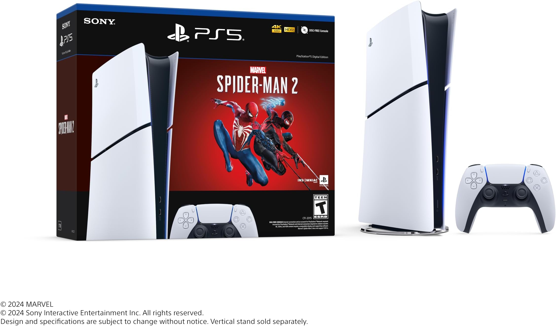 PlayStation 5 Digital Edition – Marvel’s Spider-Man 2 Bundle (Slim)